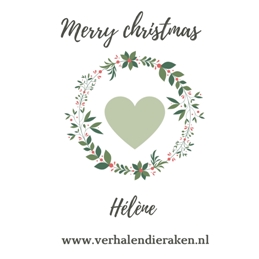 Verhalen die raken zegt Merry christmas!