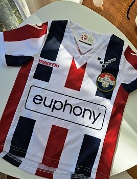 Willem II-shirt omdat we in ons gezin zo van Willem II houden