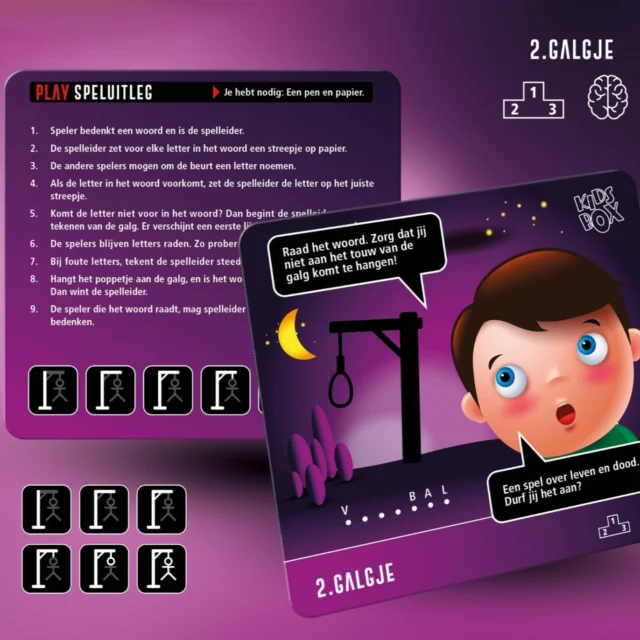 Tijd voor spelletjes op de bso! 

45 spelkaarten in een kidsbox, voor pedagogisch medewerkers en kinderen om samen spelletjes te doen. 

De volgende keer kunnen kinderen de spelletjes vast zonder hulp van een medewerker spelen. Wat een gezelligheid! Zo is er altijd wat leuks te doen.

Gelukkig houd ik van spelletjes, want de teksten (en dus instructies) van de spelkaarten schreef ik allemaal.

Wat is jouw favoriete spelletje? 

[portfolio]